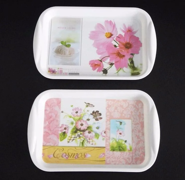 17 Inch White Color Melamine Serving Trays Unprinted Buy White Color