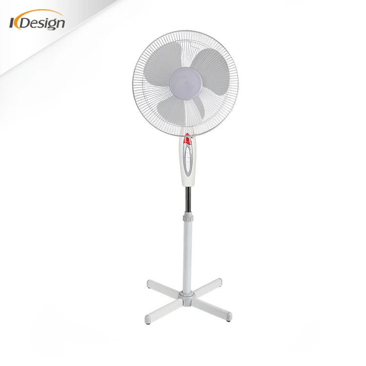 3 Pp Blades Oscillation Pedestal Fan Super Quiet 450mm Cross Base