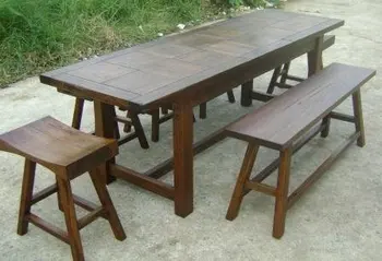 Recycled Australian Timber Narrow Extending Table Dining Recycled Australian Timber Narrow Extending Table