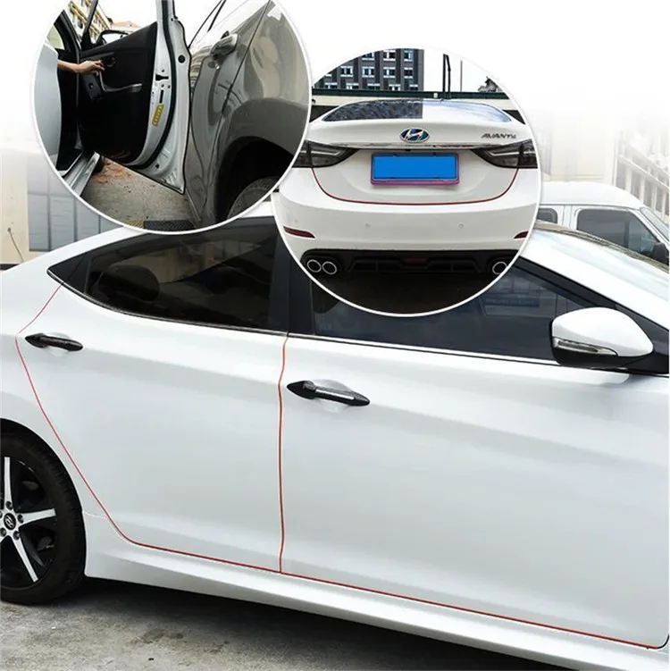 5 Meters 6 Color Black 3m Self Adhesive Car Door Edge Guards/tpo Car