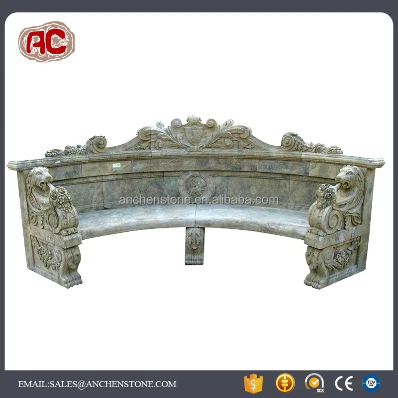 Natural Stone Garden Bench With Lion Head Style Buy Garden Stone Bench Antique Stone Garden Benches For Sale Antique Stone Bench For Garden Product On Alibaba Com