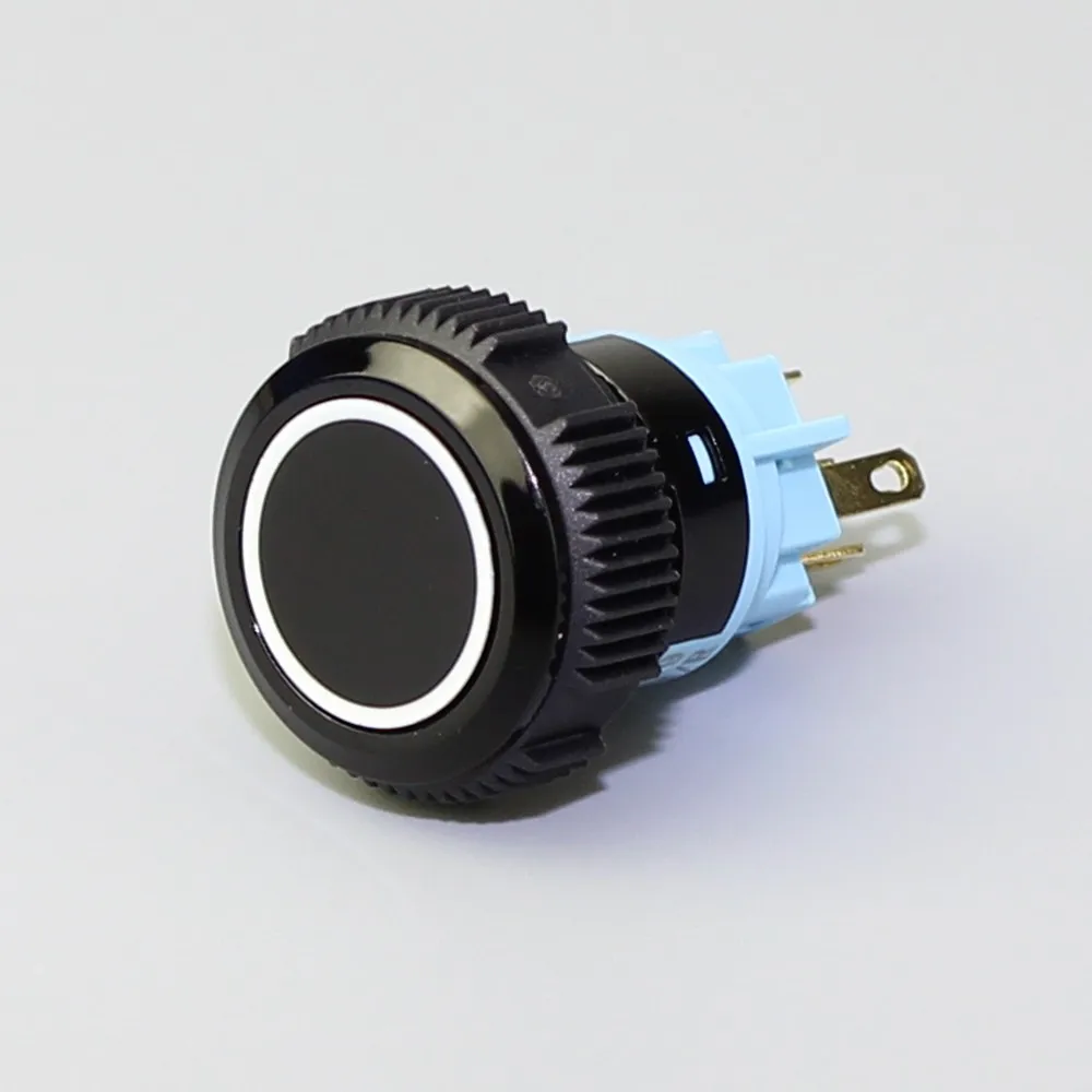 用于台式风扇的 19毫米 ip67 单极按钮开关