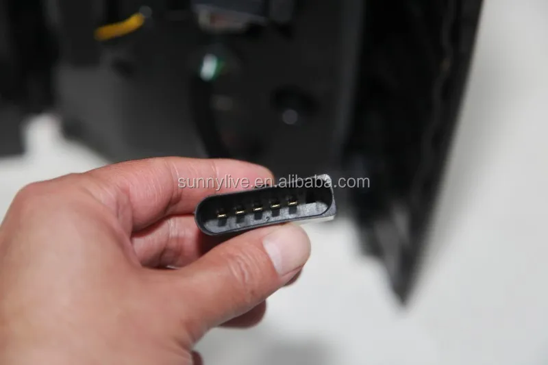 For Volkswagen Transporter T6 led rear light Black Housing Clear cover