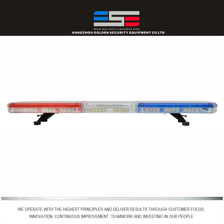 Full Size Emergency Warning Led Police Light Bar With Pa System Buy