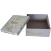 Low moq custom flat pack cardboard gift box packaging for cosmetics