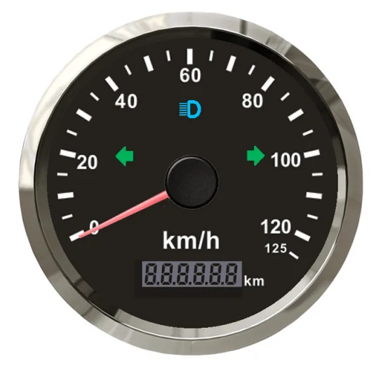 Analog Gps Speedometer 85mm Universal Speedometer For Truck Boat