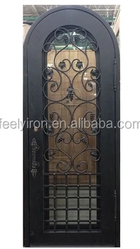 New Arrival Wrought Iron Wine Cellar Door Single Door For Interior