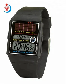 waterproof solar powered watch
