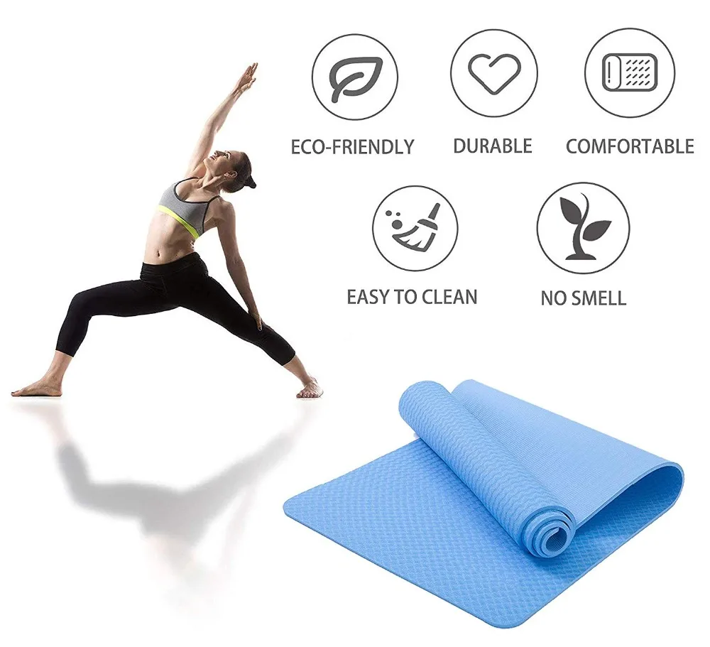 183*61*0.6 Cm Non Slip Cheap Eco Jute Tpe Yoga Mat - Buy Whole Foods ...