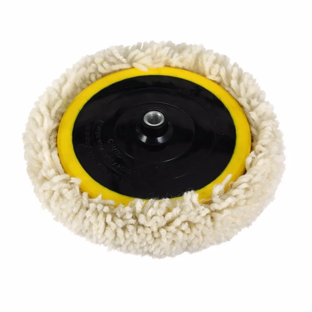 Polishing Tools Wool Buffing Pad Backing Plate Polishing Pad Set For