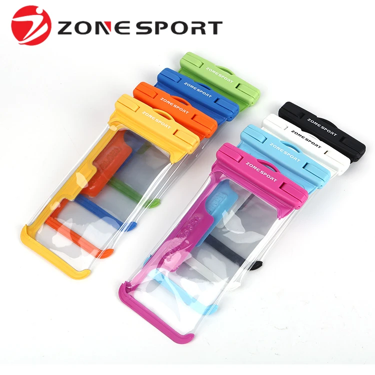 High quality IPX8 waterproof mobile phone pouch TPU material waterproof phone bag for promotional gift