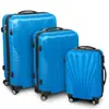Wholesale 3 piece travelling luggages large size suitcase luggage trolley