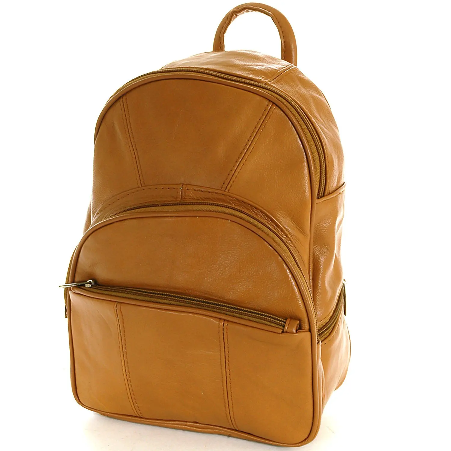 leather one strap backpack