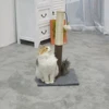 wholesale simple small sisal wooden foldable cat scratcher post