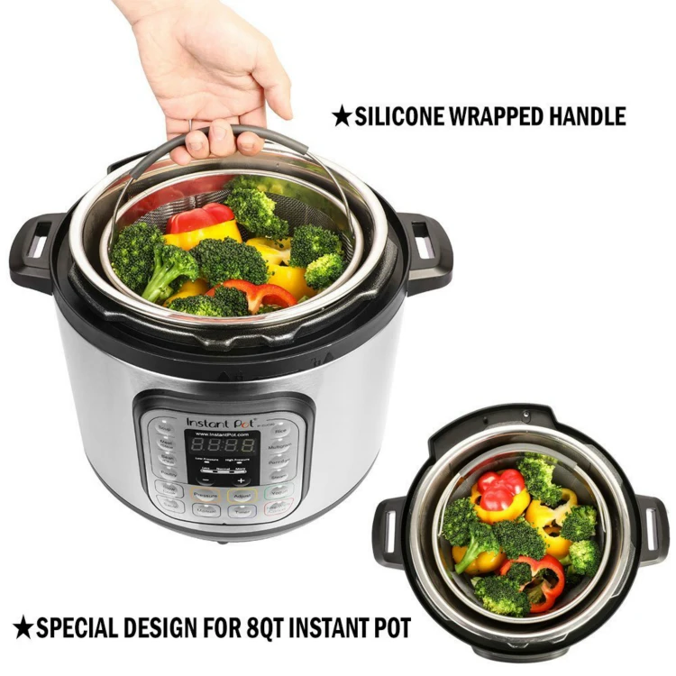 Mini Dim Sum Stainless Steel Instant Pot Steamer Basket