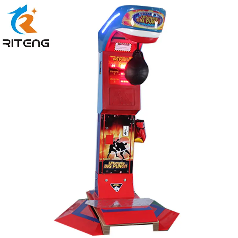 New Coin Operated Metal Boxing Arcade Game Machine Buy Boxing Game Machine,Boxing Machine Game