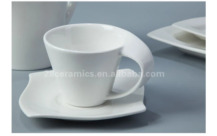 kitchen and dining tableware dinnerware set supplier for western hotel and restaurant porcelain acropal plate bowl cup set
