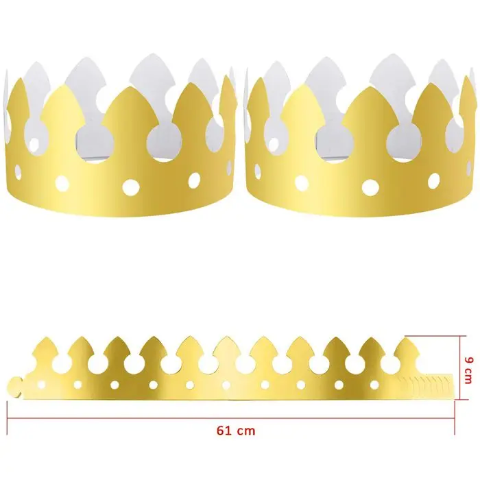 Gold Paper Crowns Party King Crown Paper Hats Paper King Crowns For Kids Adults Party And Celebration Buy Golden Paper Crown Gold King Crowns Gold Crowns For Party Product On Alibaba Com