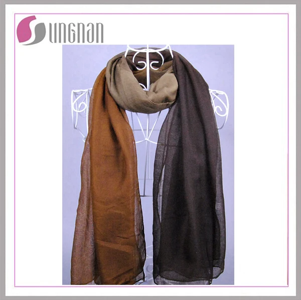 Big Stocks High Quality Cotton Voile Scarf Gradient Color Buy Big Stocks Scarf,Cotton Voile