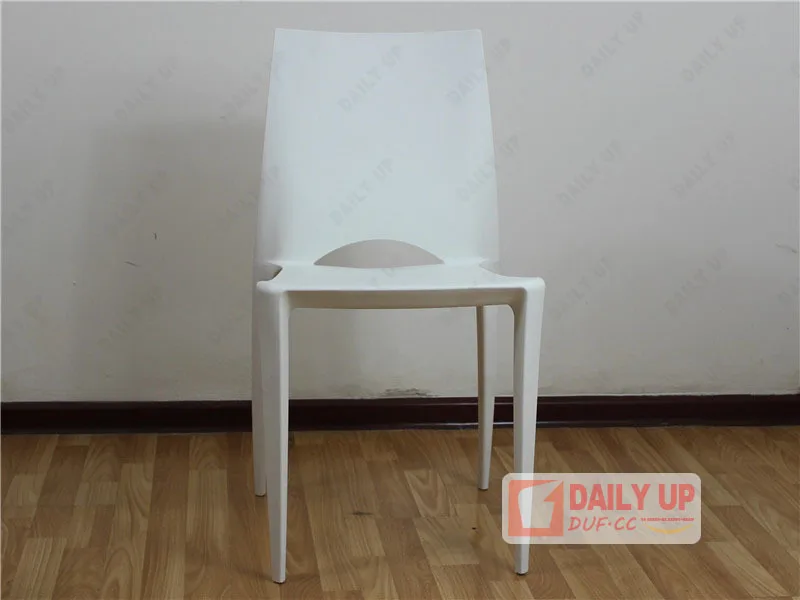 Modern Stackable Bellini Chair Plastic White Leisure Chair Multicolor Hotel Wedding Dining Chair by Creative Designer Europea