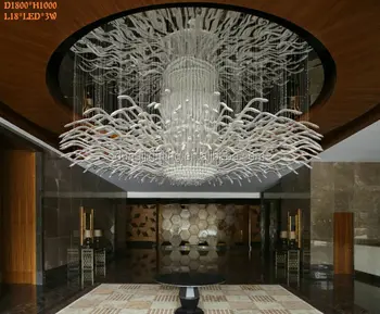 big modern chandelier