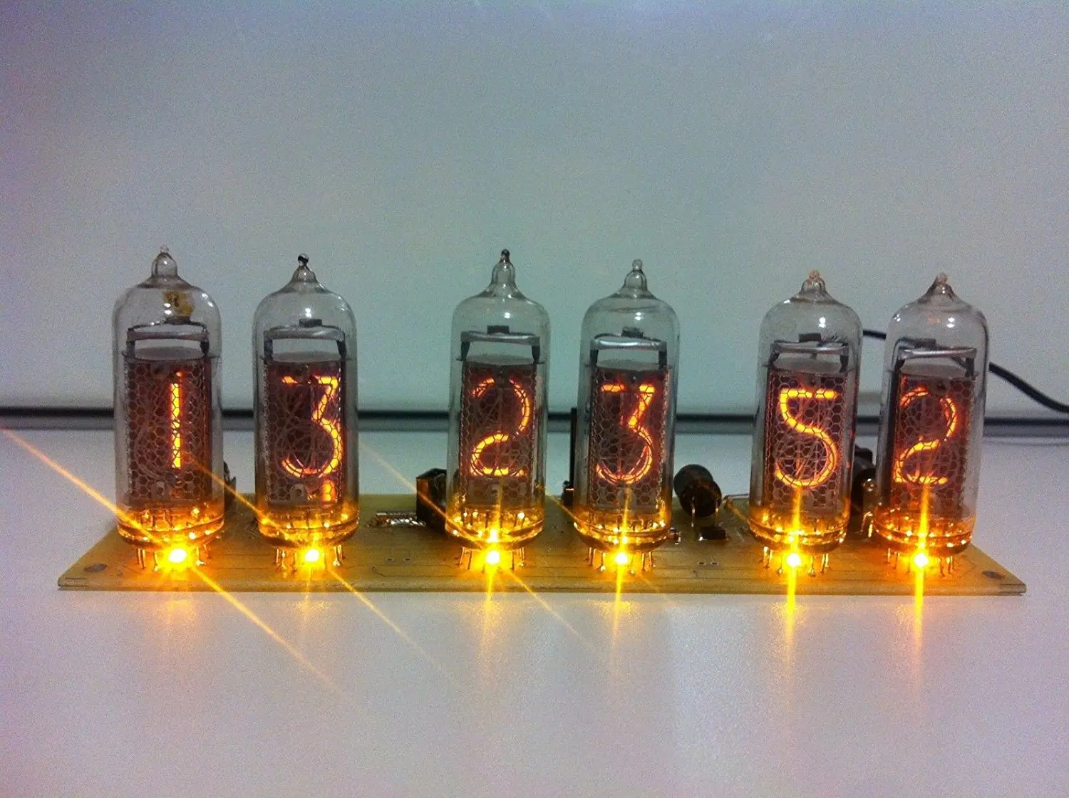 Buy Big Nixie Vacuum Tube Clock 6xin 14 Vintage Steampunk