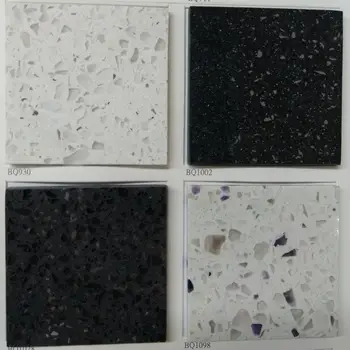 Bitto Scratch Resistant Flat Edge Diamond Black Quartz Countertop