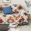 30pcs MOQ several sizes woven jacquard throw and blankets