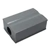 2019 Profile Waterproof Extrusion Electronic Component Enclosure Electrical Junction Box Black Aluminum Equipment Case Cabinet