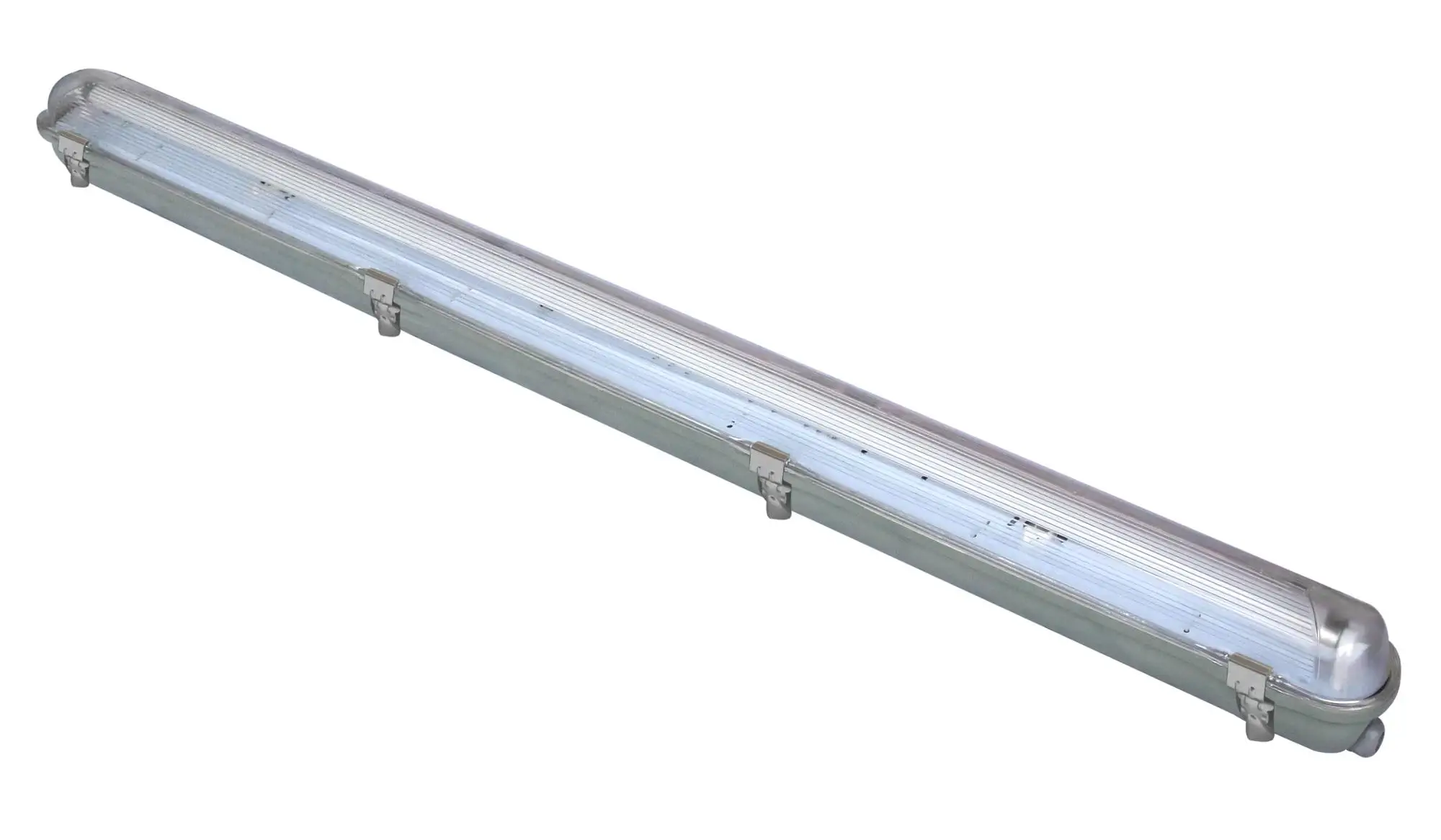 Manufacturer IP65 waterproof fluorescent light fixture plastic cover