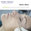 Superior Mono L Blunt 30G 25mm Eye brow pcl threads lift with needle hilo tensor PDO/PCL/PLLA
