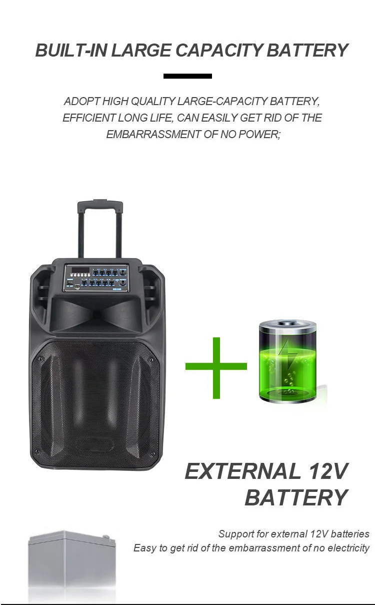 high quality active subwoofer speaker portable pa speaker - ANKUX.COM