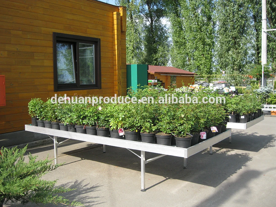 Commercial Plant Growing Flood Trays Greenhouse Rolling Tables Buy