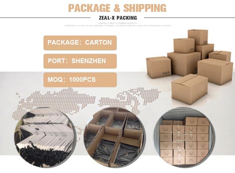 Shenzhen zeal-x packing food grade pizza box with cheapest price
