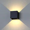 outdoor led wall lights Square Adjustable Beam Angle 3W 5W 6W COB Aluminum Up Down IP65 outdoor Wall Light
