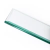6mm curved polished surfacei clear tempered display cabinet glass for museum gallery