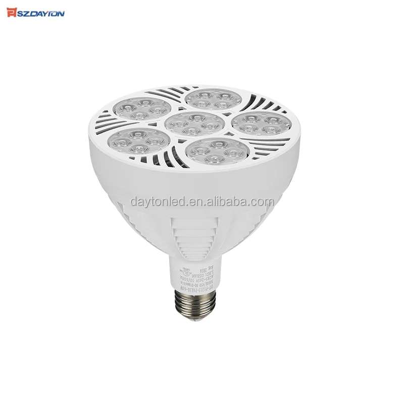 AC90-305V 277V 2018 New Par38 Led Bulb E26 E27 Indoor Dimmable PAR38 60W For Clothes Shop