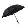 Arc27inches*8Ribs Custom Logo Black Straight Umbrella