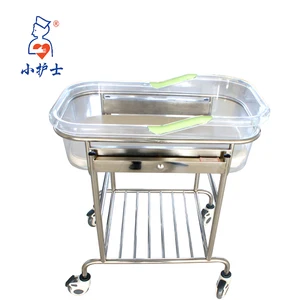 clear plastic hospital bassinet