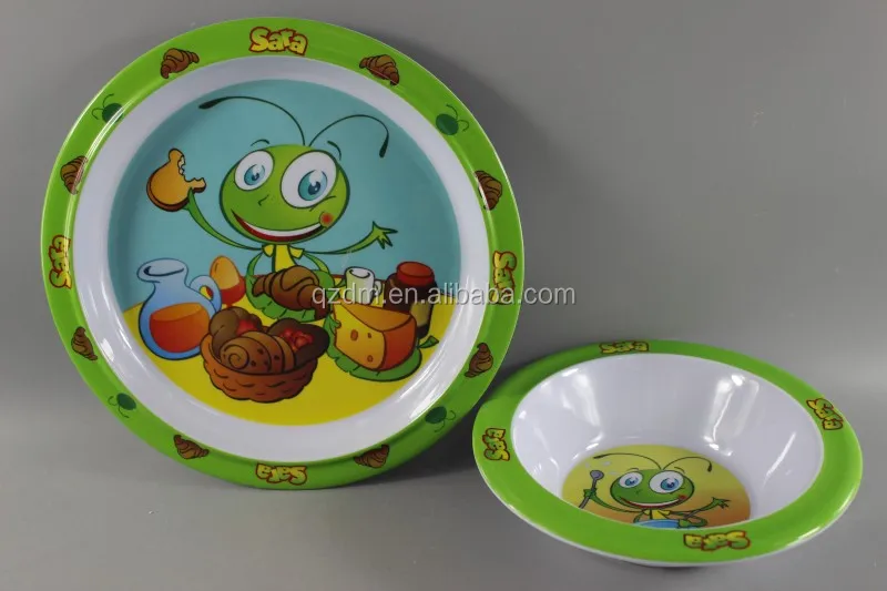 5pcs Melamine Kids dinnerware set LFGB FDA
