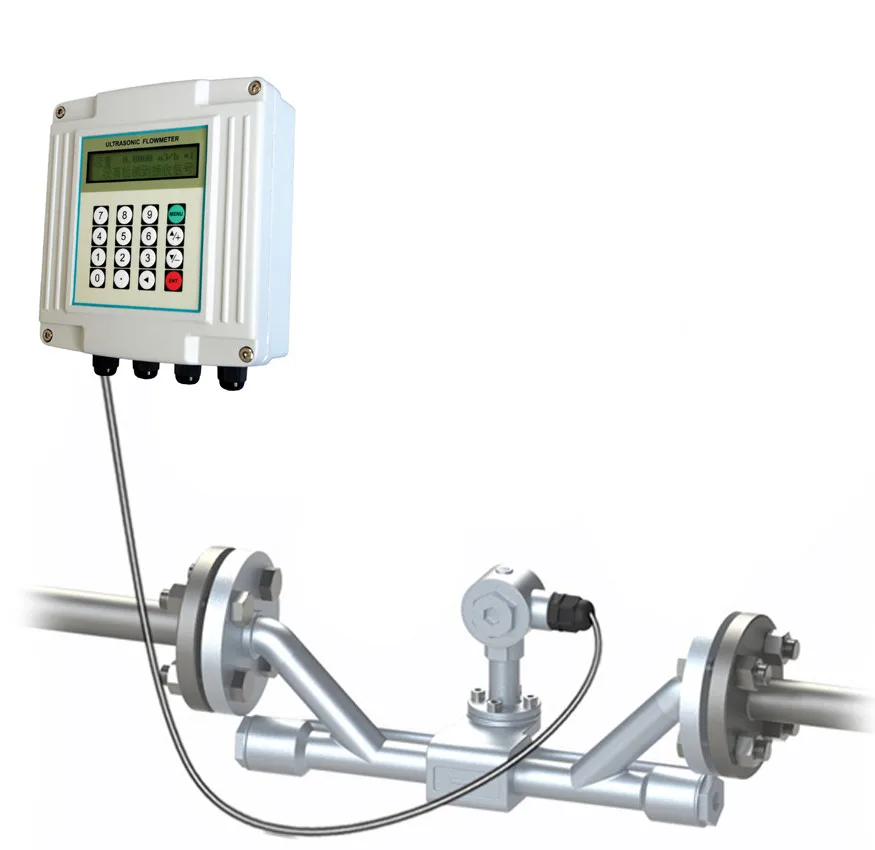 Tsonic Tuf2000s Oct Pulse Output Quantitative Control Plc And Dcs Flanged Ultrasonic Water Flow