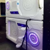 Modern container house capsule pod bed sleepbox pod ABS plastic capsule hotel