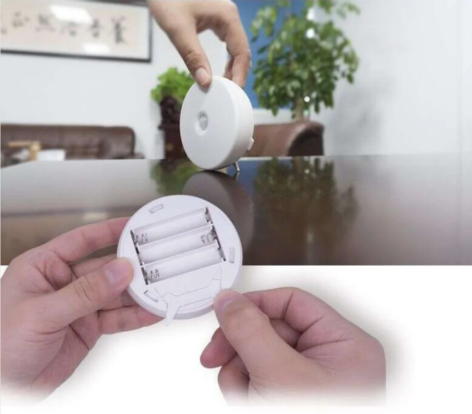 Home Decor 1W Saving Energy Bedside table bedbeside hanging Battery kids lamp night light