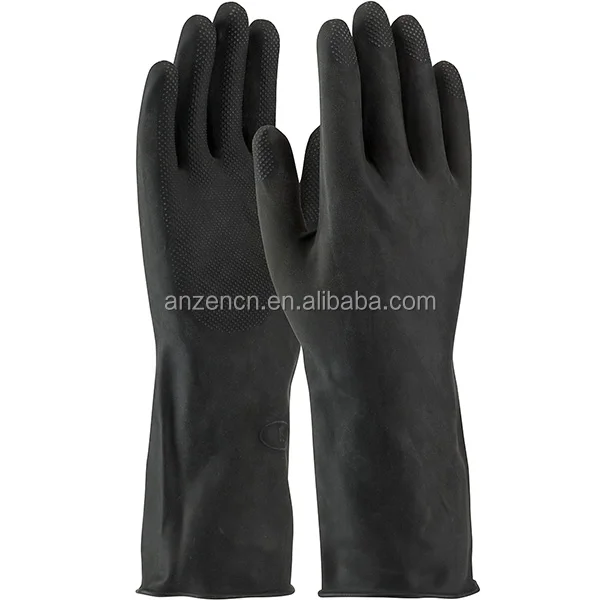 big rubber gloves