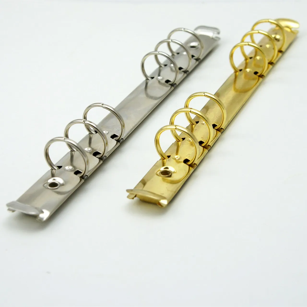 Convenient Plastic 6hole File Folder Paper Clip Metal Spring Clips