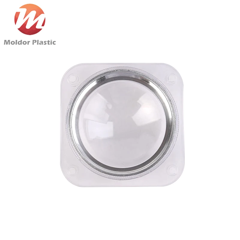 
Outdoor Transparent Plastic Lampshade Cover With Aluminum Ring 