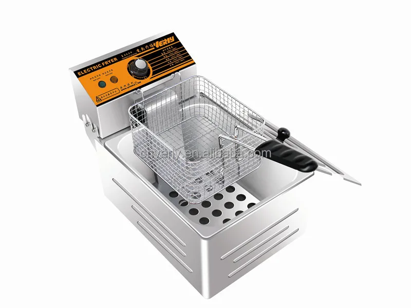 stainless steel kitchen counter top electric fryer HY-81