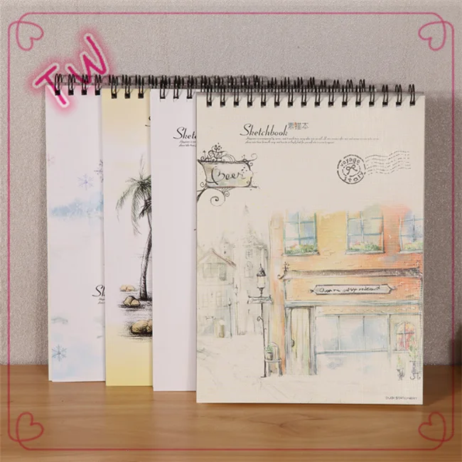 2018 New Arrival Japanese Style Sketchbook For Drawing Blank Sketch