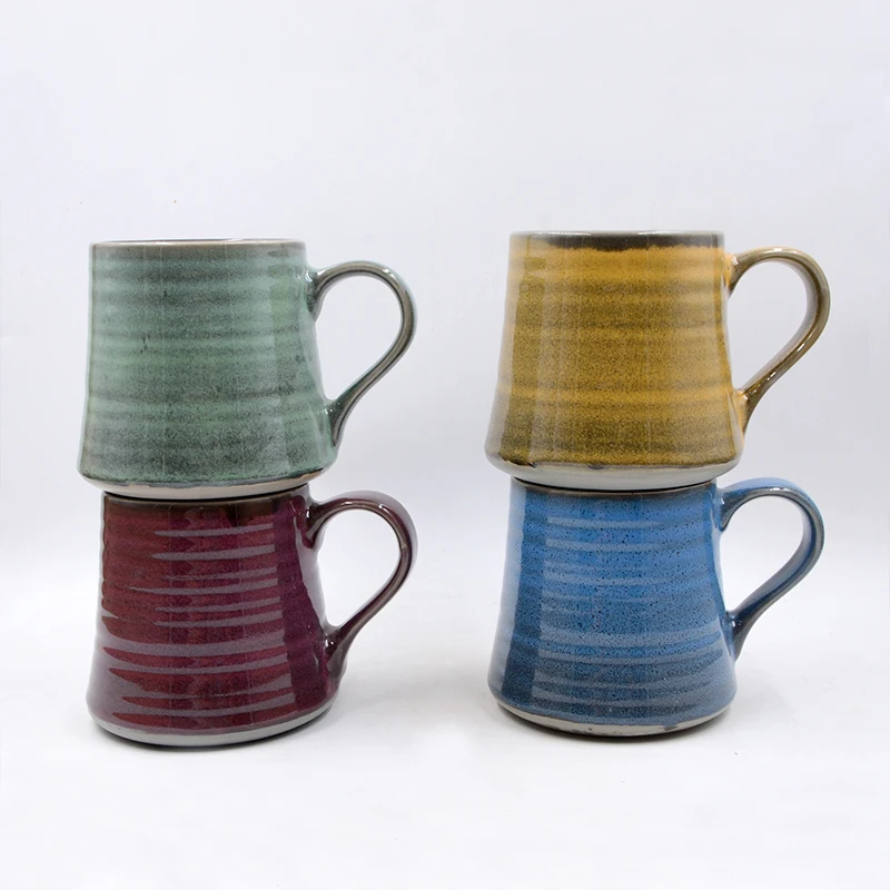 17oz Reactive Glazed Mugs Embossment Ceramic Coffee Mugs Buy
