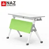 Modular training room furniture foldable metal mobile training table